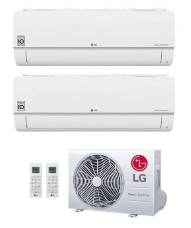 dubbele LG airco's set
