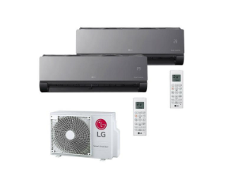 zwarte LG airco's