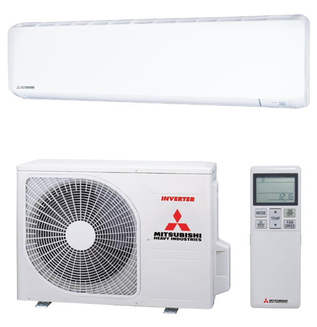 Mitsubishi Heavy airco's incl montage