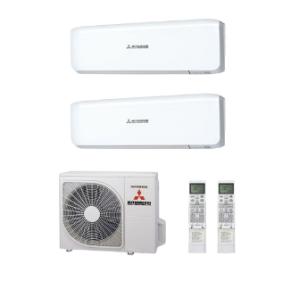 montage van Mitsubishi Heavy airco's