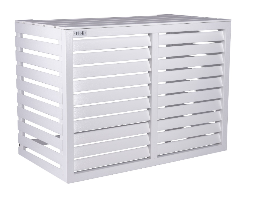 Floli Kunststof Airco Cover – Buitenunit Omkasting "Houtlook"