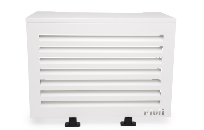 Floli Aluminium Airco-Cover "Hoogwaardige Kwaliteit" Wit